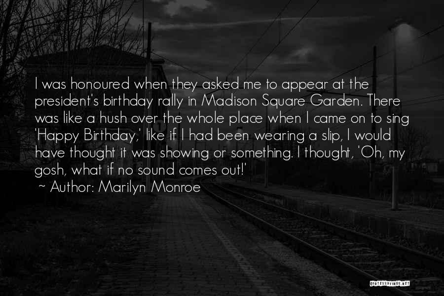 Happy Birthday Quotes By Marilyn Monroe