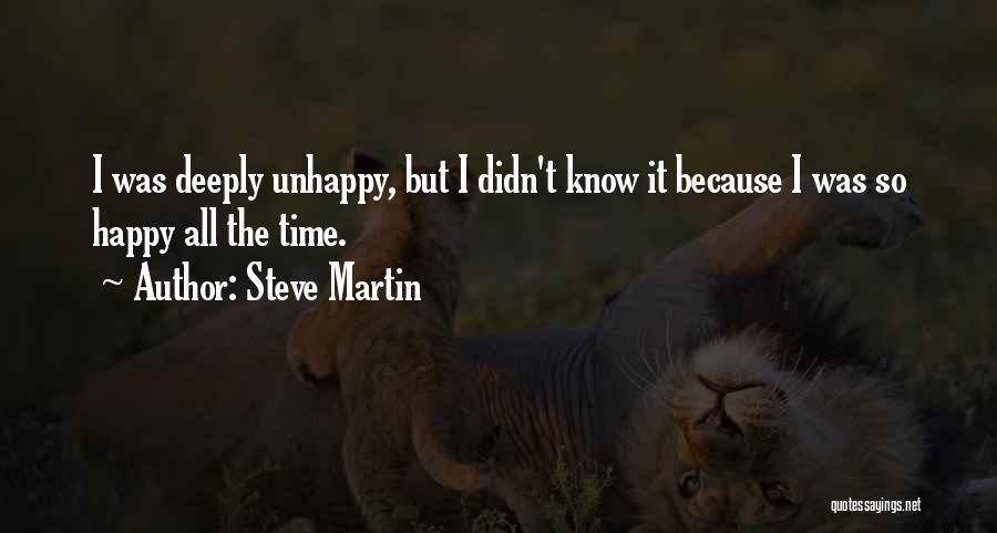 Happy But Funny Quotes By Steve Martin