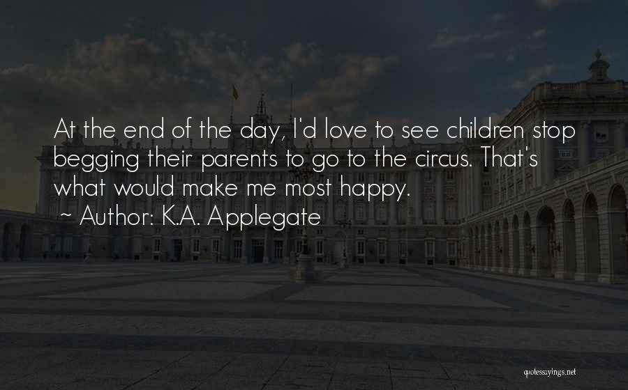 Happy Children's Day Quotes By K.A. Applegate