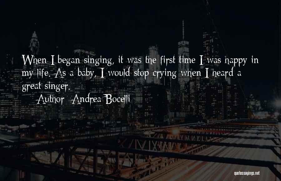 Happy Crying Quotes By Andrea Bocelli