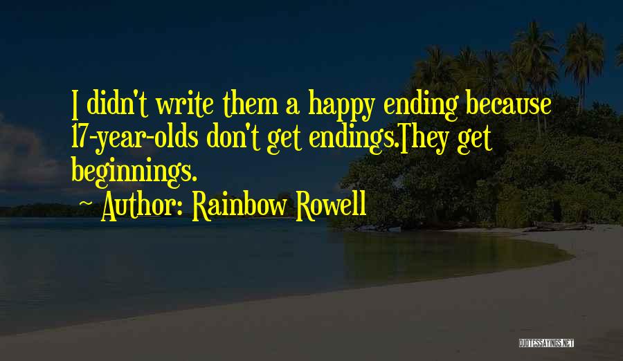 Happy Endings Best Quotes By Rainbow Rowell