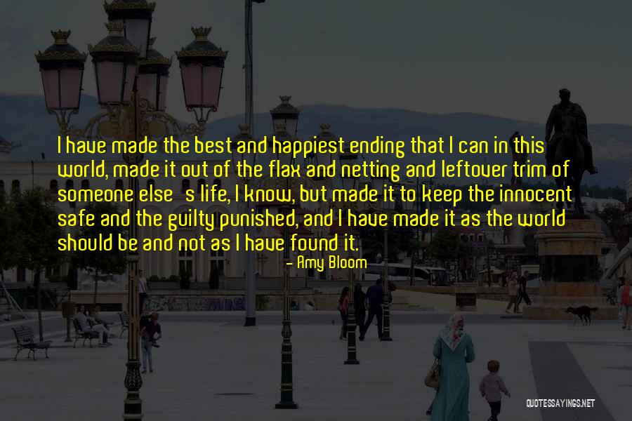 Happy Endings In Life Quotes By Amy Bloom Happy Endings In Life Quotes By Amy Bloom