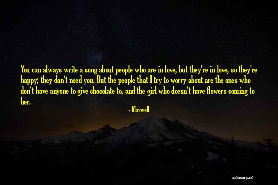 Happy Girl Quotes By Maxwell