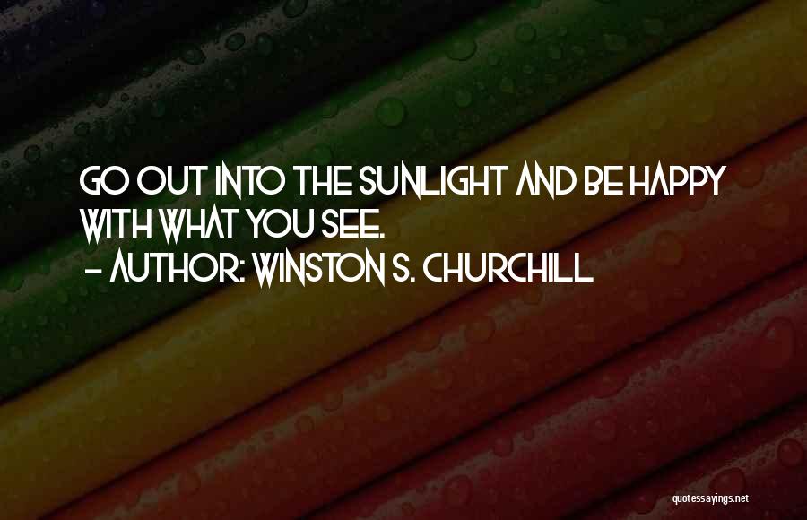 Happy Go Life Quotes By Winston S. Churchill