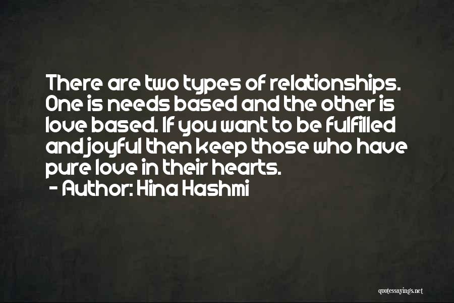 Happy Hearts Quotes By Hina Hashmi