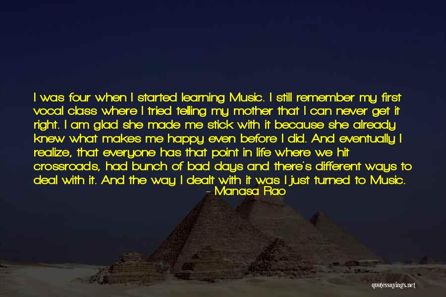 Happy Learning Quotes By Manasa Rao Happy Learning Quotes By Manasa Rao