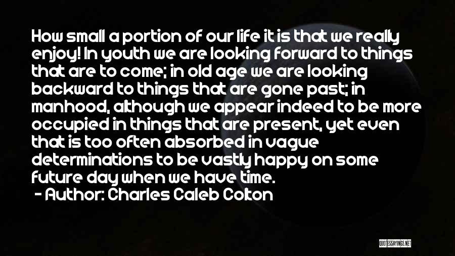 Happy Life Small Quotes By Charles Caleb Colton