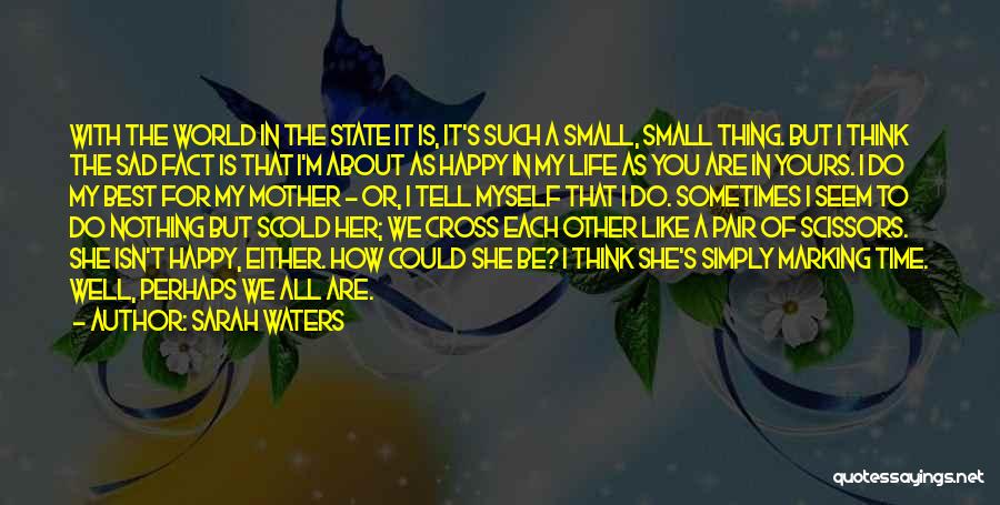 Happy Life Small Quotes By Sarah Waters