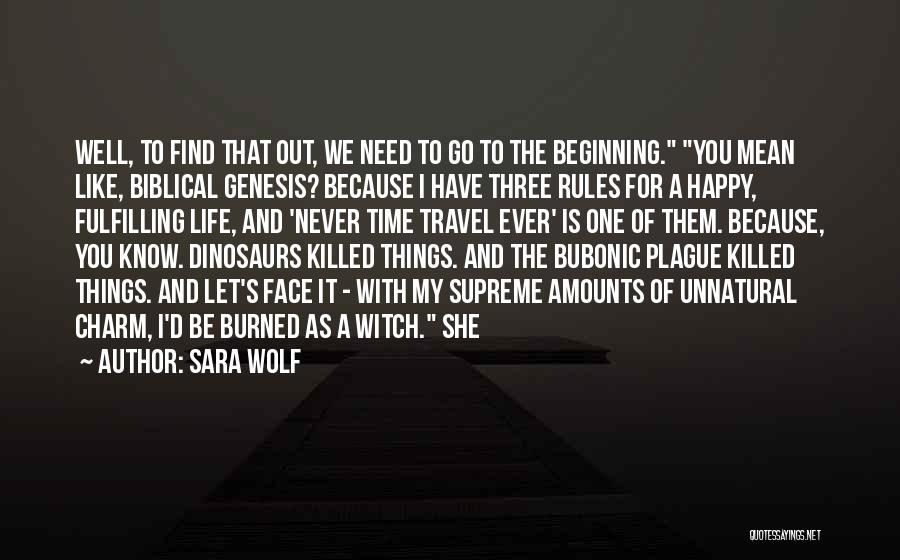Happy Life Time Quotes By Sara Wolf