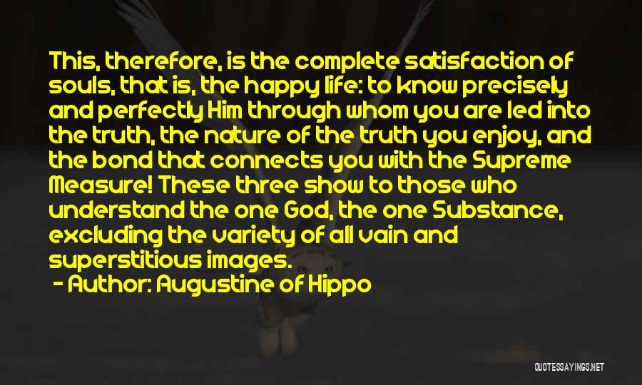 Happy Life With God Quotes By Augustine Of Hippo