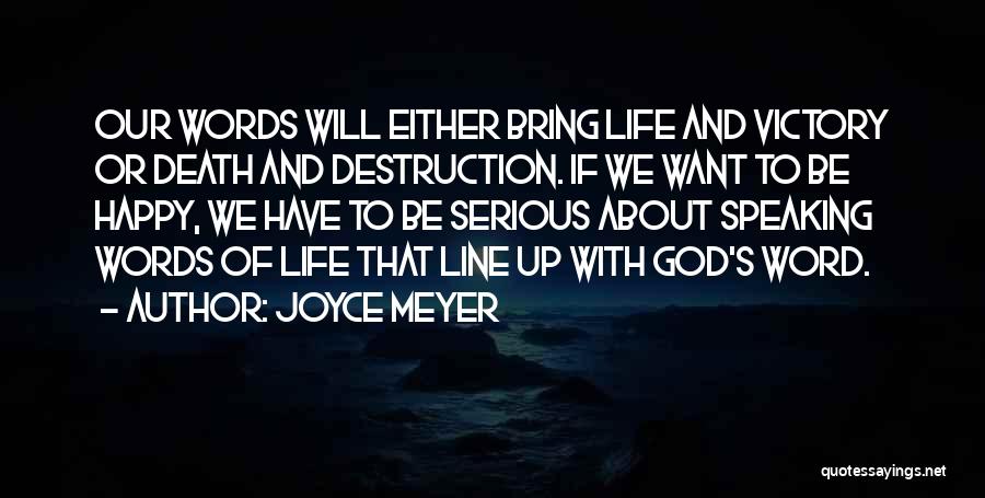 Happy Life With God Quotes By Joyce Meyer