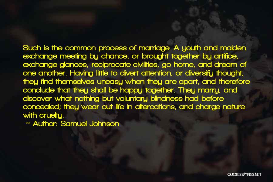 Happy Marriage Quotes By Samuel Johnson