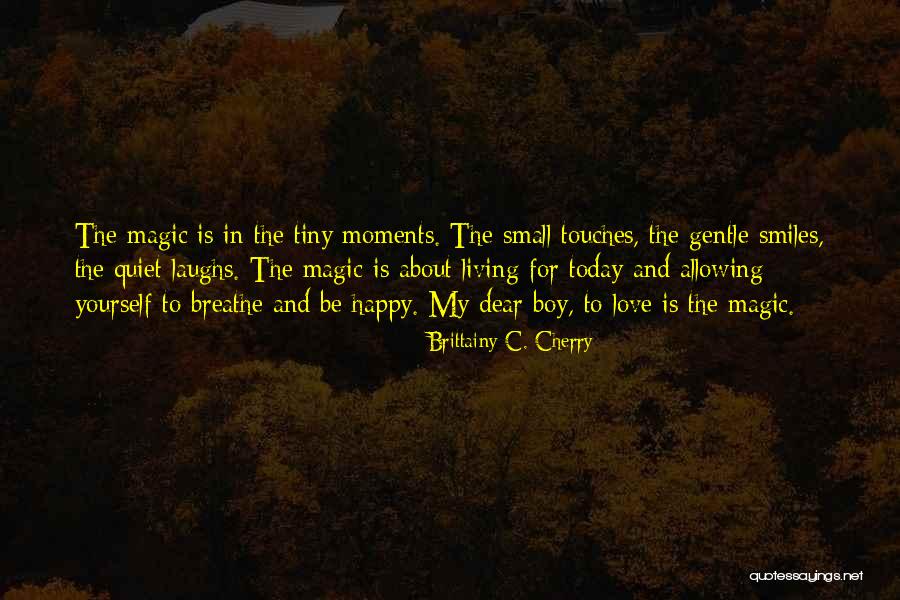 Happy Moments Quotes By Brittainy C. Cherry