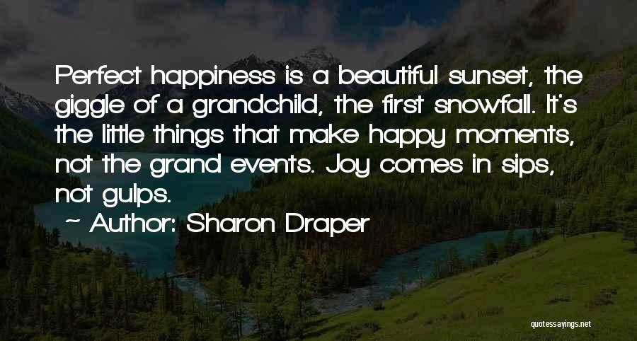 Happy Moments Quotes By Sharon Draper