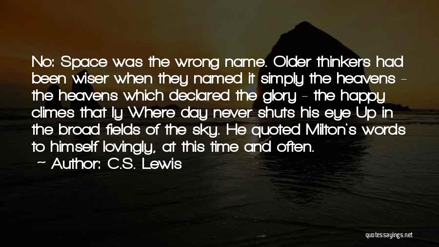 Happy Name's Day Quotes By C.S. Lewis