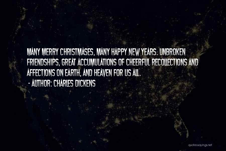 Happy New Years Quotes By Charles Dickens