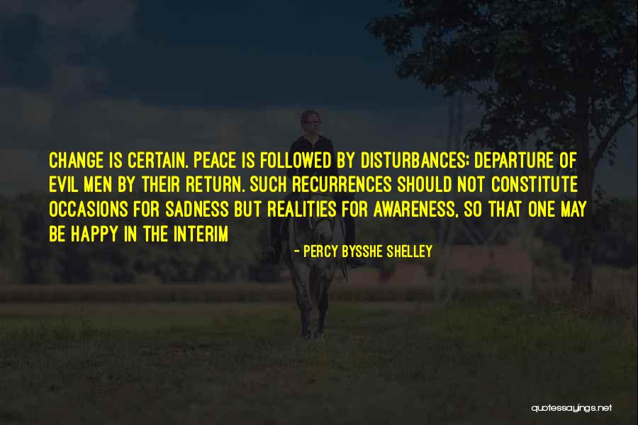 Happy Occasions Quotes By Percy Bysshe Shelley