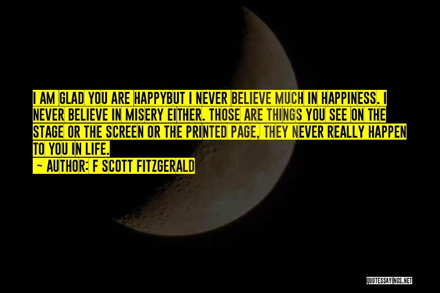 Happy Page Quotes By F Scott Fitzgerald
