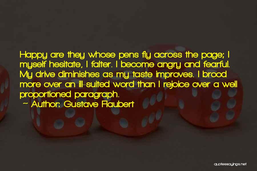 Happy Page Quotes By Gustave Flaubert