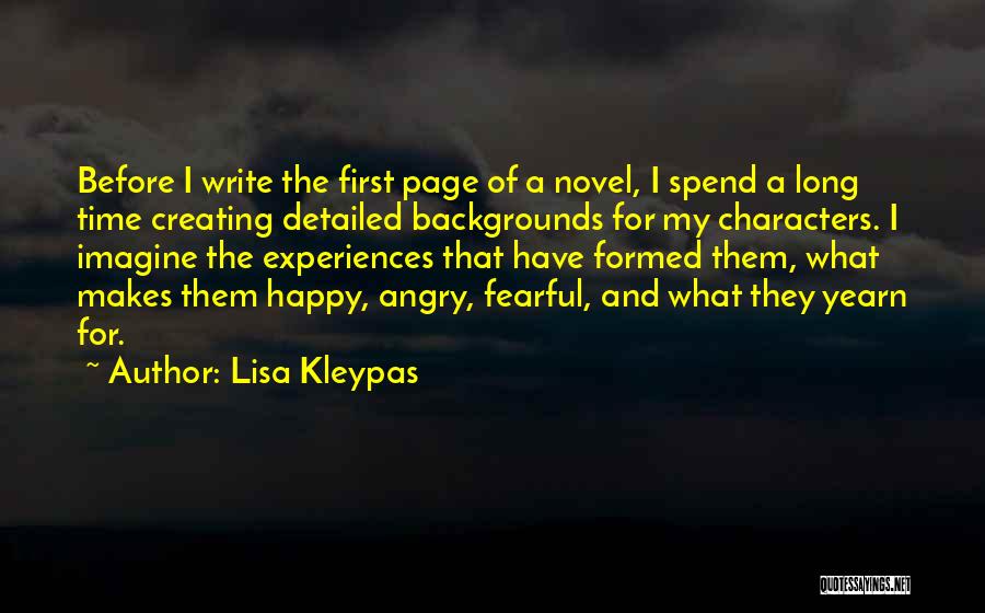 Happy Page Quotes By Lisa Kleypas