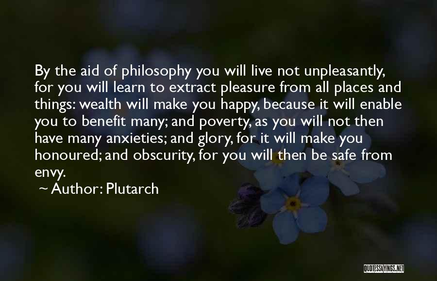 Happy Poverty Quotes By Plutarch