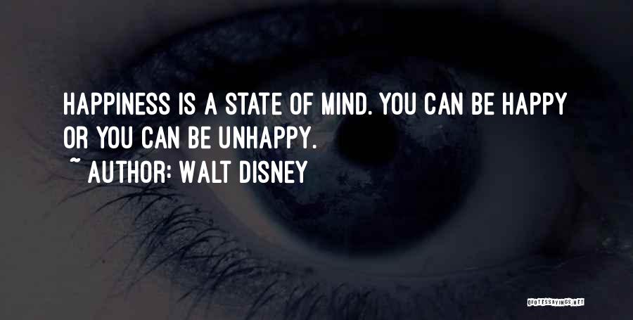 Happy State Of Mind Quotes By Walt Disney