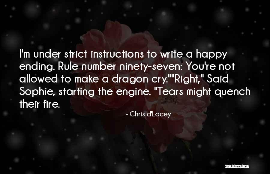Happy Tear Quotes By Chris D'Lacey Happy Tear Quotes By Chris D'Lacey