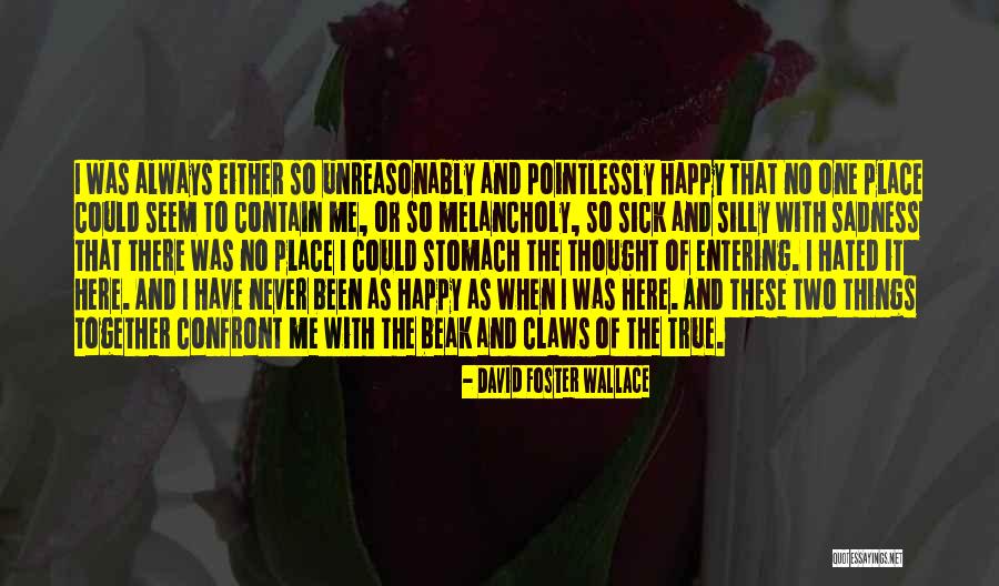 Happy Things Quotes By David Foster Wallace Happy Things Quotes By David Foster Wallace