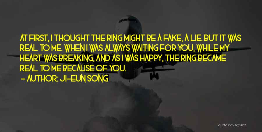Happy Thought Quotes By Ji-Eun Song