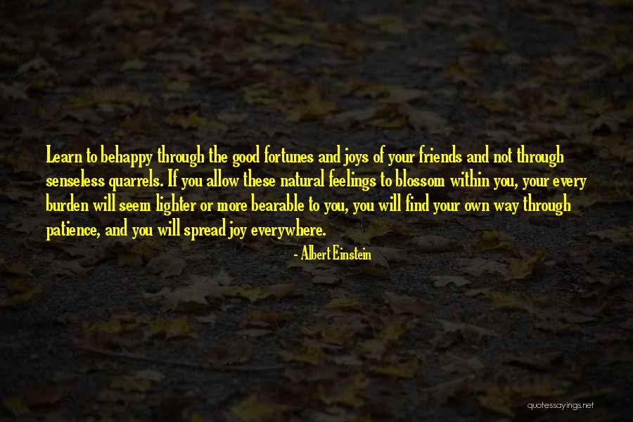 Happy To Be Friends Quotes By Albert Einstein