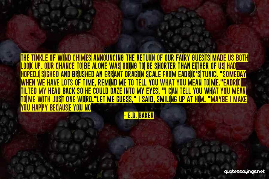 Happy To Have You In My Life Quotes By E.D. Baker
