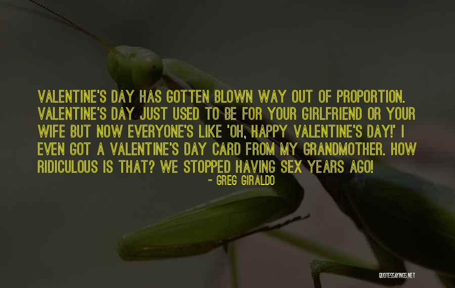 Happy Valentines Day Quotes By Greg Giraldo