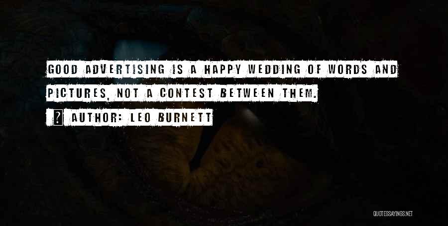 Happy Wedding Quotes By Leo Burnett