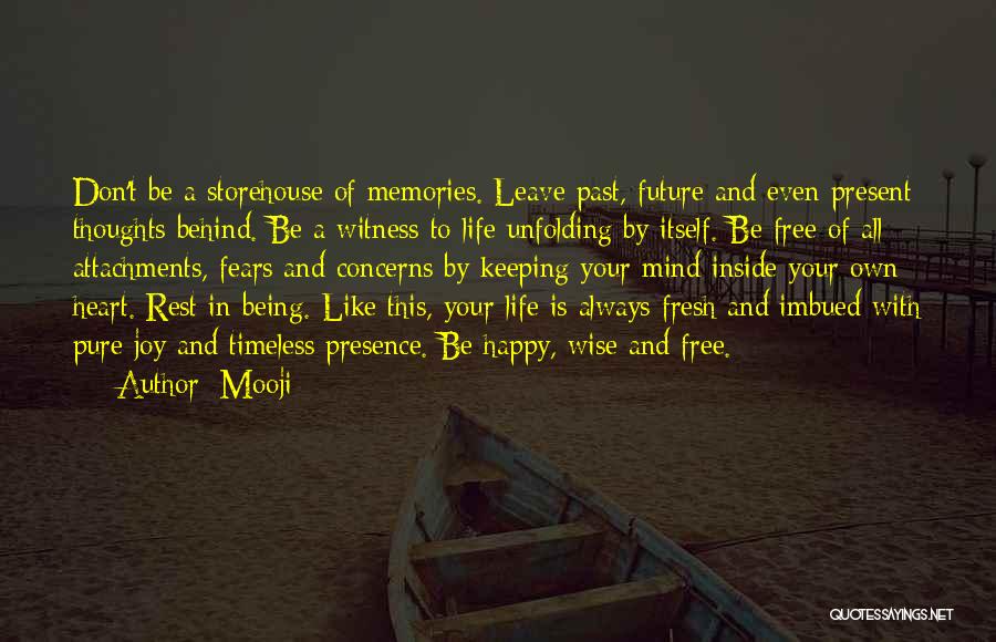 Happy Wise Quotes By Mooji