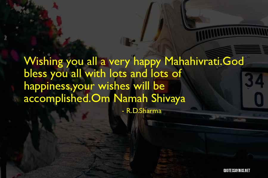 Happy With God Quotes By R.D.Sharma Happy With God Quotes By R.D.Sharma