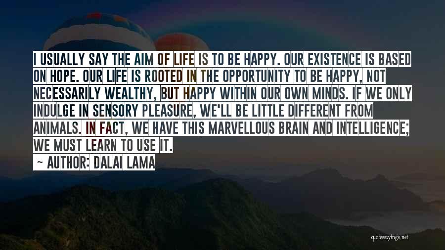 Happy With Where You Are In Life Quotes By Dalai Lama