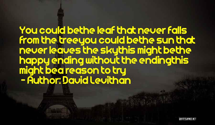 Happy Without Reason Quotes By David Levithan