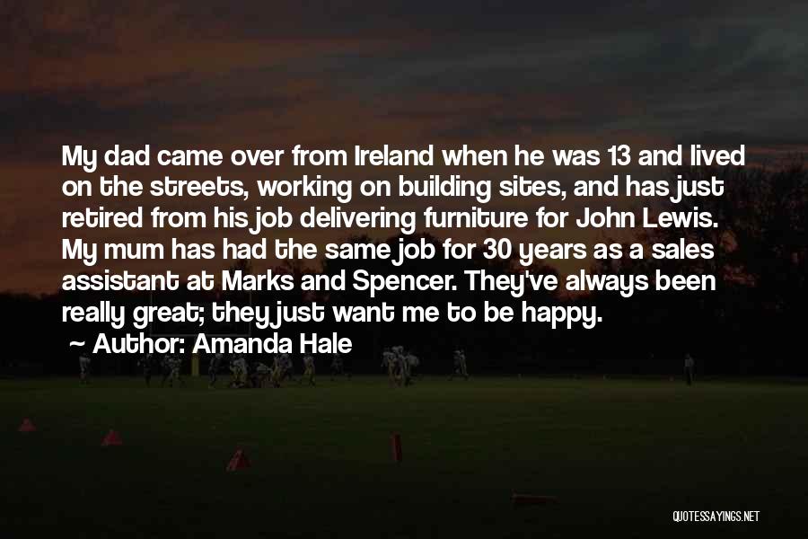 Happy Working Quotes By Amanda Hale