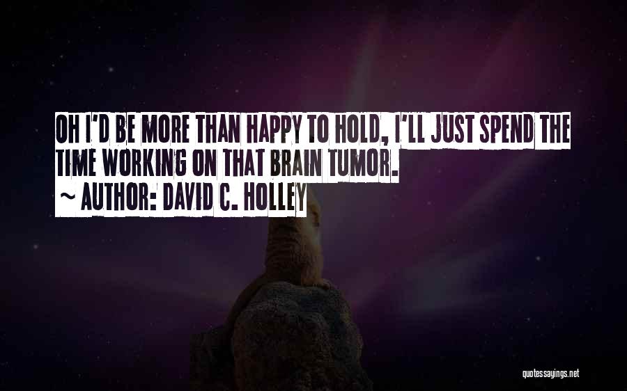 Happy Working Quotes By David C. Holley