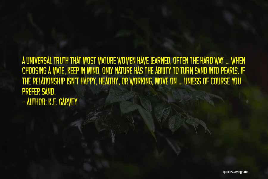 Happy Working Quotes By K.E. Garvey