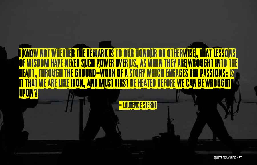 Harald Szeemann Quotes By Laurence Sterne Harald Szeemann Quotes By Laurence Sterne