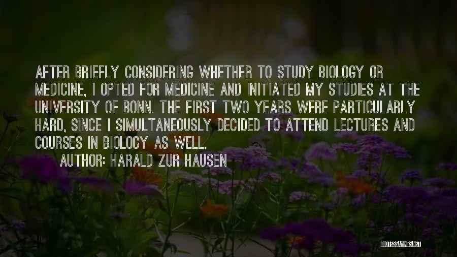 Harald Zur Hausen Quotes 1633022