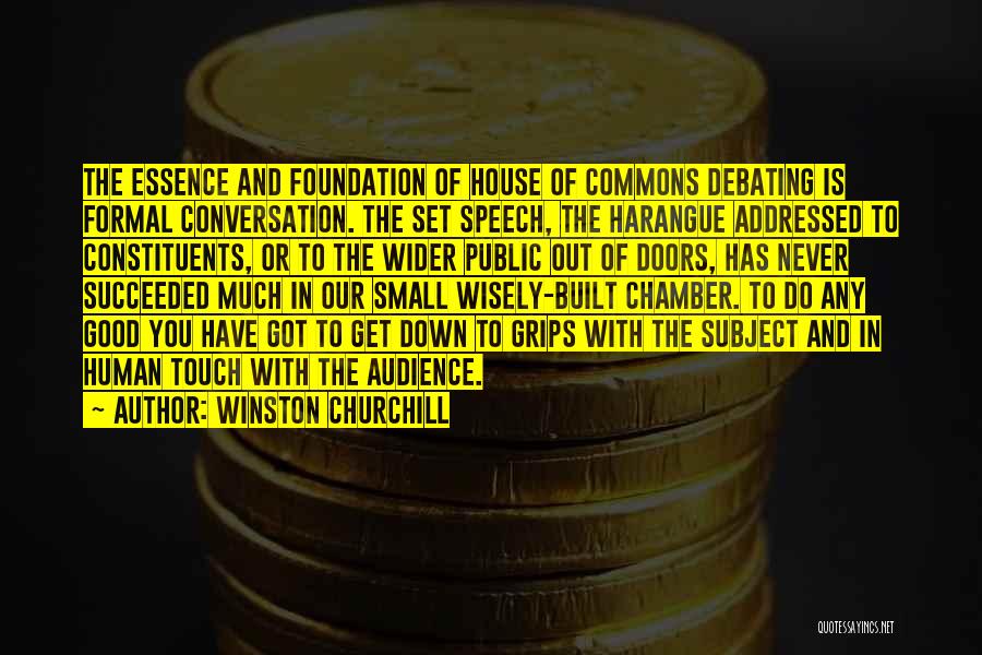 Harangue Quotes By Winston Churchill