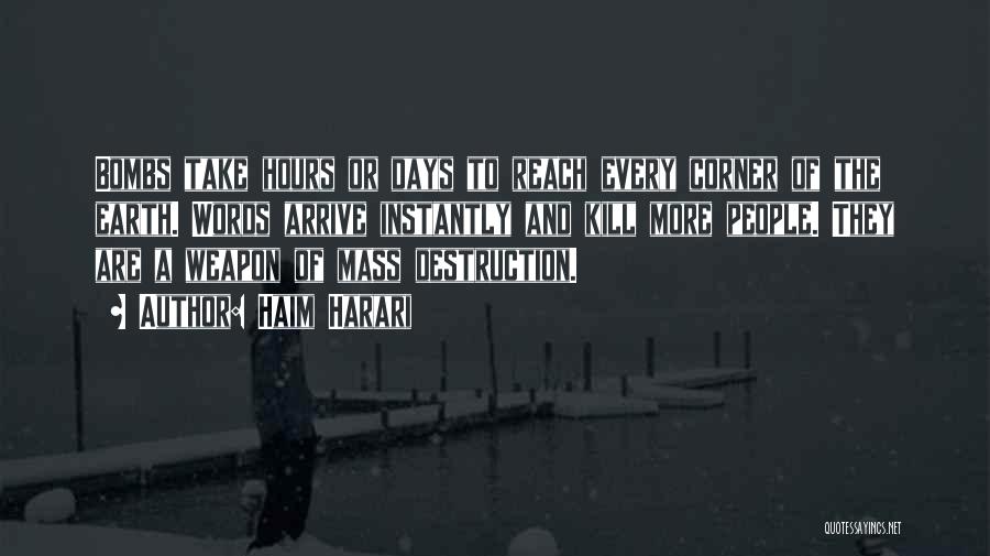 Harari Quotes By Haim Harari