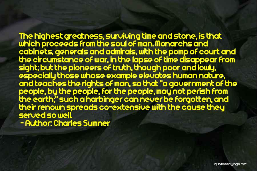 Harbinger Quotes By Charles Sumner