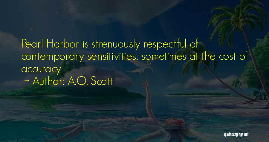 Harbor Quotes By A.O. Scott