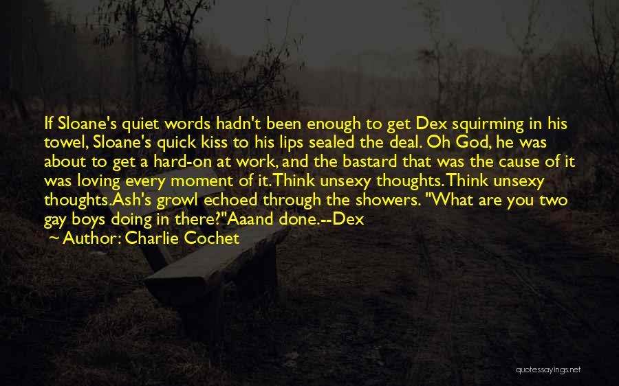 Hard At Work Funny Quotes By Charlie Cochet