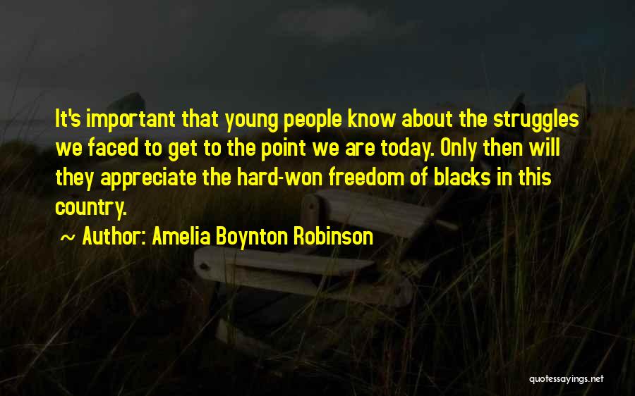 Hard Faced Quotes By Amelia Boynton Robinson