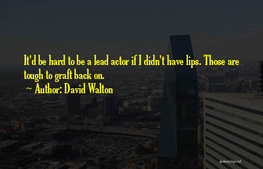 Hard Graft Quotes By David Walton