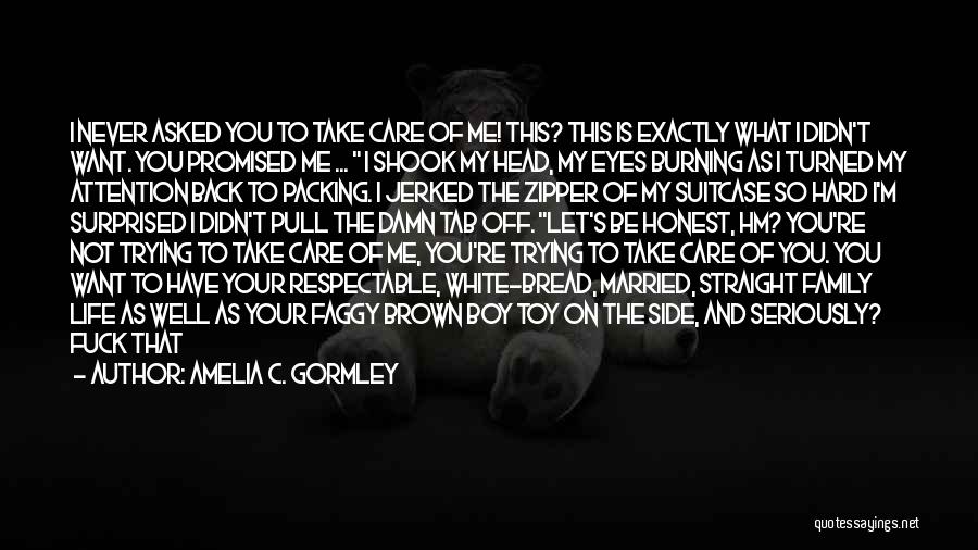 Hard Not To Care Quotes By Amelia C. Gormley